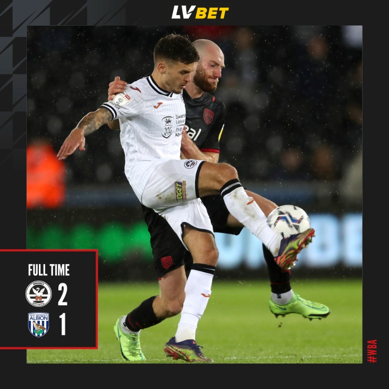WBA's tweet photo. Full-time in Swansea.

@LVbet_com | #WBA