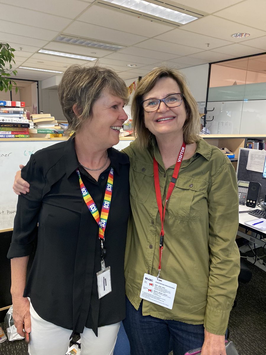 JulesHolman's tweet image. Huge news on @RNBreakfast today - the most wonderful host and human being @frankelly08 is stepping back from the Breakfast mic. Her partner Marion Frith came in to watch her farewell our audience today