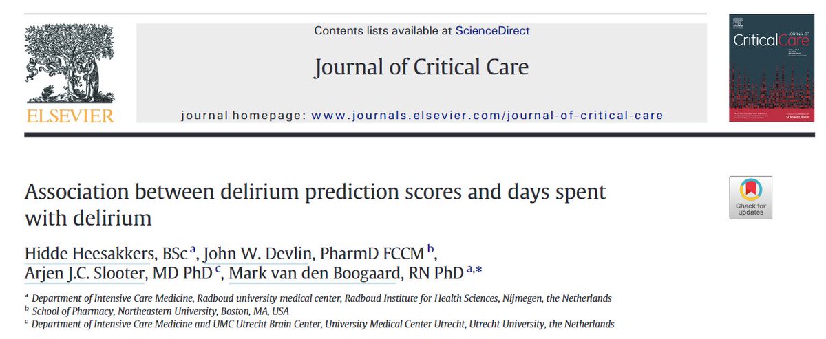 A_MacLullich's tweet photo. ❓ Does anyone use #delirium prediction models in clinical practice? Eg.  E-PRE-DELIRIC/?

❓ Or are they more a research tool?

 💎 If you do use them in practice - can you describe how? https://t.co/A89RpjuPPN
