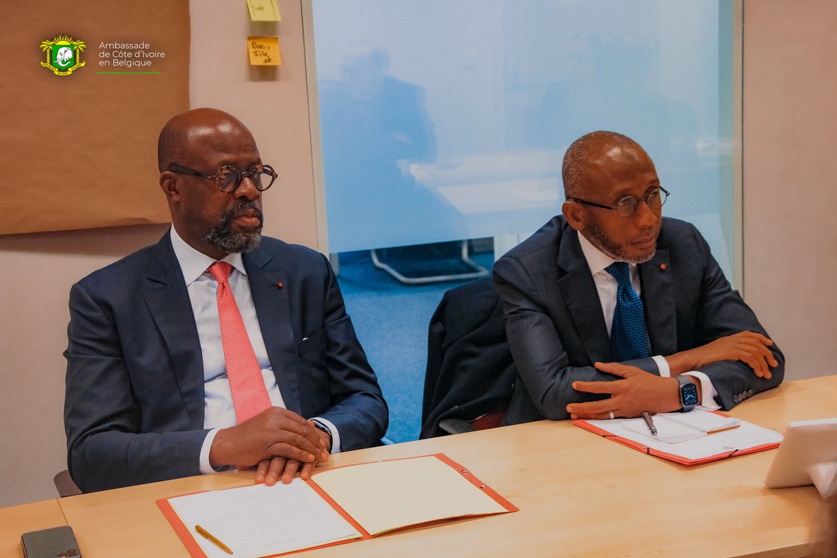 AmbaciB's tweet photo. Le Mercredi 20 Octobre, le Ministre a participé à trois séances de travail avec : Mme Rita Laranjinha, Directeur Général Afrique du Service Européen pour l’Action Extérieure ;Madame Marteja Jager (INTPA) et le consul de Côte d’ivoire au Luxembourg. https://t.co/eIgS8Ef9ag