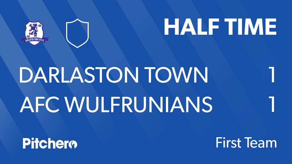 DarloTown1874FC's tweet photo. HALF TIME: Darlaston Town (1874) FC 1 - 1 AFC Wulfrunians
#DARAFC #Pitchero
Darlaston win 5-4 on penalties
https://t.co/5GZScFwaHS https://t.co/kygQMCMGrx