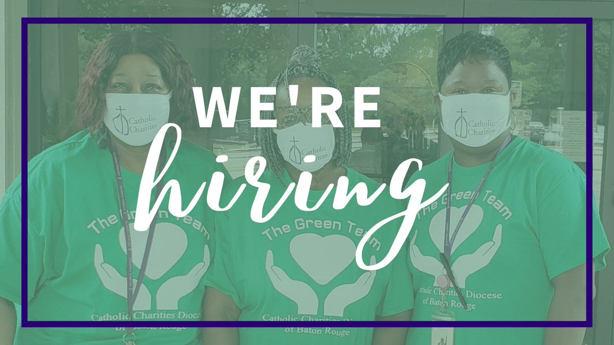 ccdio_br's tweet photo. We're hiring! Come work at CCDBR as a part-time front desk bilingual receptionist. Check out the job posting and apply or share with someone who may be interested: https://t.co/DNynnxL8pJ. #CCDBR #WorkForUs #CatholicCharities #ProvideHelpCreateHope https://t.co/q2EW8chPYP