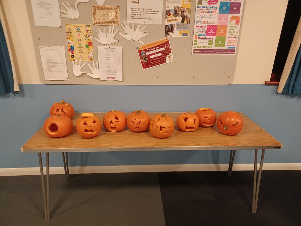 #Scouts carved #pumpkins tonight! #Fittleworth