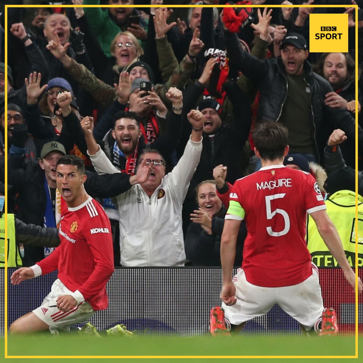 BBCMOTD's tweet photo. Cristiano Ronaldo 🤝 Champions League comebacks 
https://t.co/hQBHSyurIq 
#MUNATA #mufc #ucl #bbcfootball https://t.co/72xORVtpyD