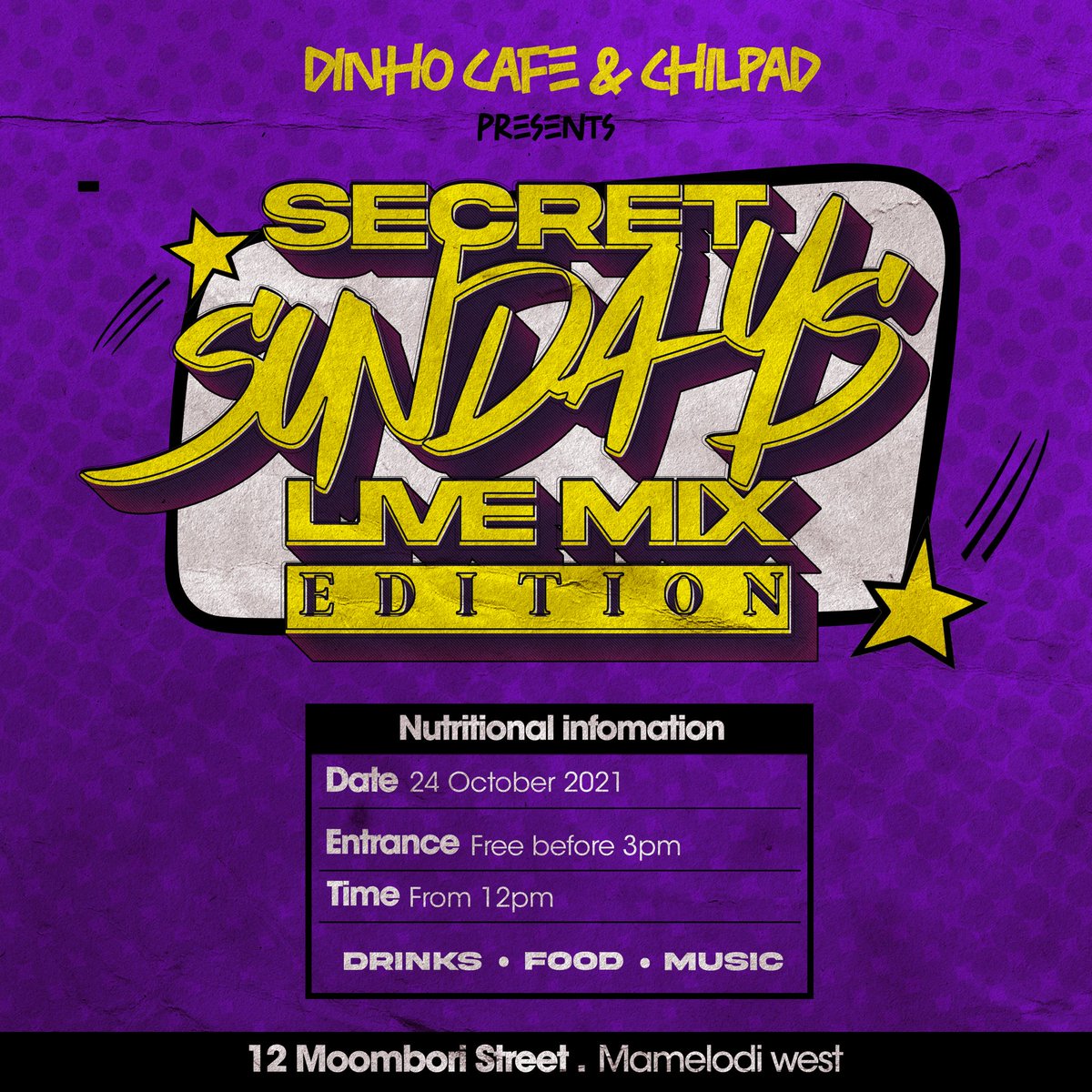 The beginning of a new journey takes off this Sunday with <a href="/ChilpadLife/">ChilPad LifeStyle 🥂</a> 🥂.

#SecretSundays