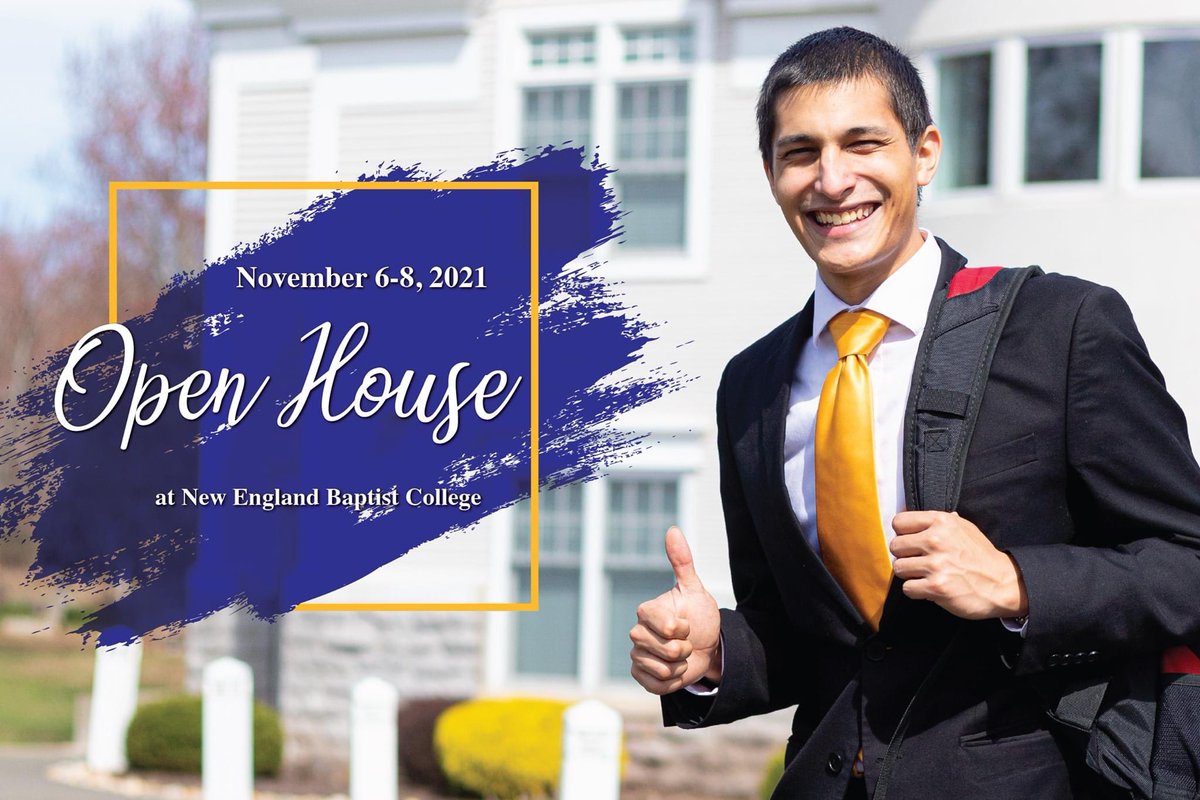 Don't miss Open House 2021! Prospective students are invited to spend the weekend at NEBC, and get a realistic view of what life is like at college. For details, visit our website or call 860-621-6701.