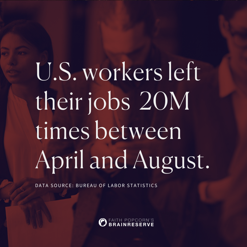PopcornBrains's tweet photo. The #WorkersRevolt will not slow down until companies prioritize the needs of their employees. If you want to keep them, provide childcare, parent care, and self care. https://t.co/pAdUGPyMyx