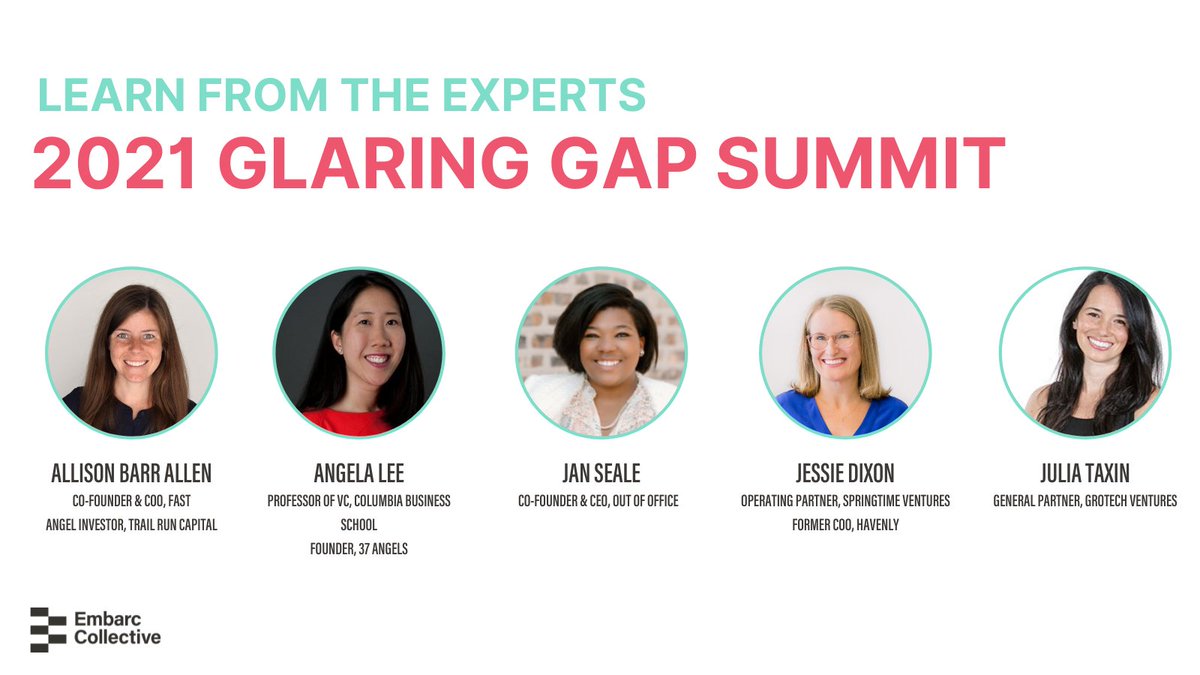 EmbarcCollectiv's tweet photo. We are excited to announce speakers for our second annual Glaring Gap Summit, kicking off virtually this November. We encourage Florida-based women to apply to be a part of this year’s training, free to attend through the support of JPMorgan Chase. https://t.co/B2VCaj9IFS https://t.co/vIIJKCCu9r