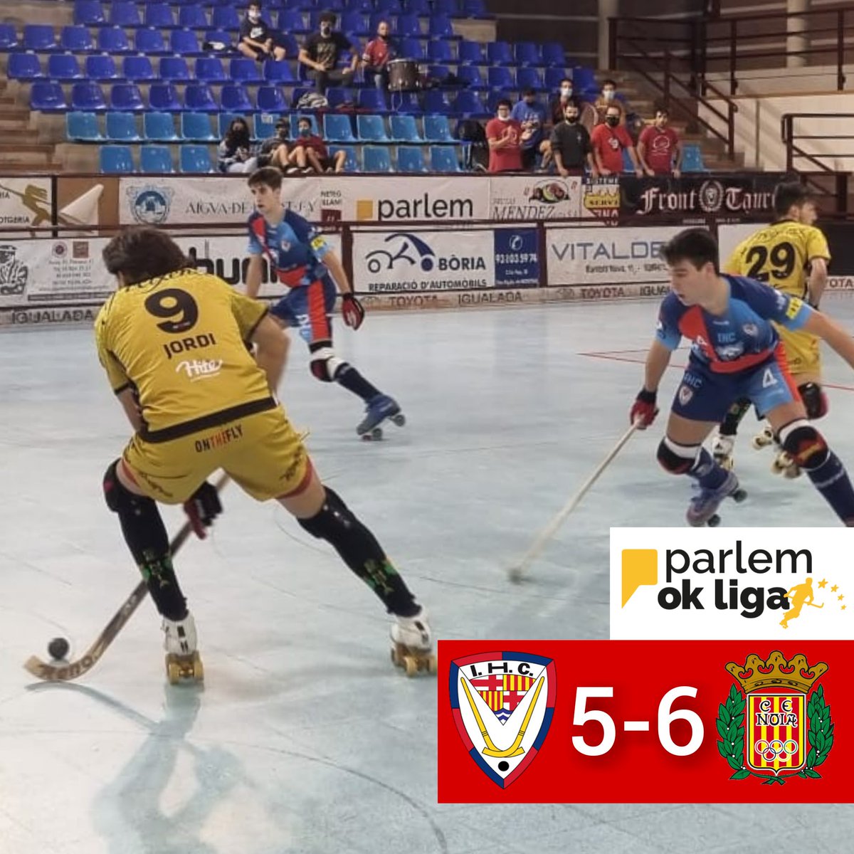 | #ParlemOKLiga |

IGUALADA RIGAT |5-6|
CE NOIA FREIXENET 

Els de Sant Sadurní assalten Les Comes en un partit molt igualat i encadenen 4 victòries consecutives.

#somADNoia 
#SantSadurní