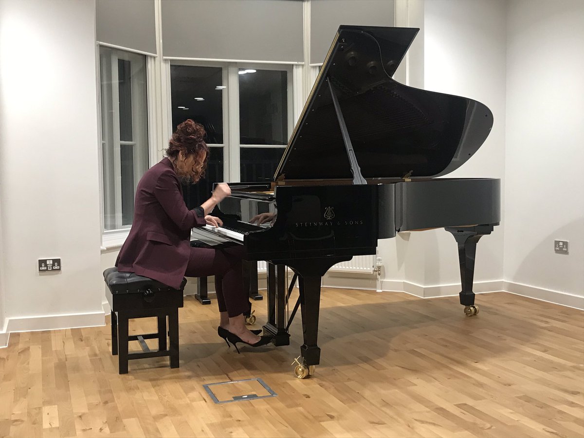 RoyalHighBath's tweet photo. What an unforgettable evening spent with @RHSBMusic Scholars and an electric performance by @GDST alumnae @MacGregorPiano to celebrate our @SteinwayAndSons Music School. Storytelling through music - just magical. ๐ซ ๐ถ โจ #MusicWithoutLimits https://t.co/UFFTUvQJJk