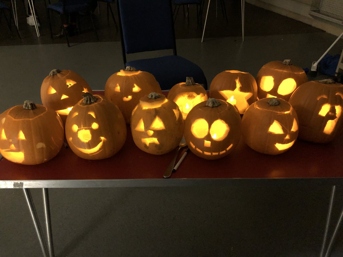 Tonight at Guides we carved out some pumpkins ready for Halloween 🎃 some great designs by the girls - using flameless tea lights too. 
#pumpkincarving #pumpkins #girlguidinguk