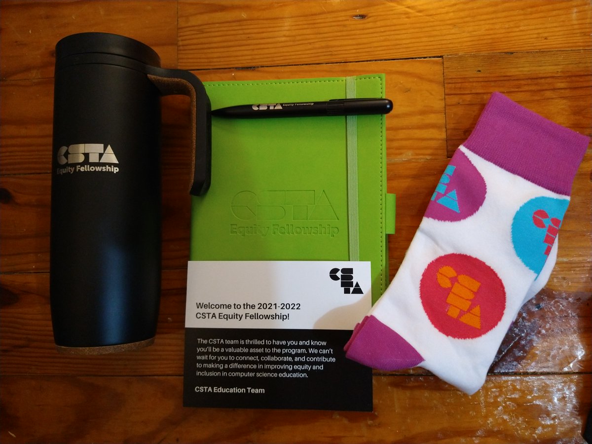 I received a pleasant surprise in the mail today! I plan on using everything in this picture, starting tomorrow!
 #CSTA #CSEquity #CSTAEquityFellow @csteachersorg @CSTA_Ohio