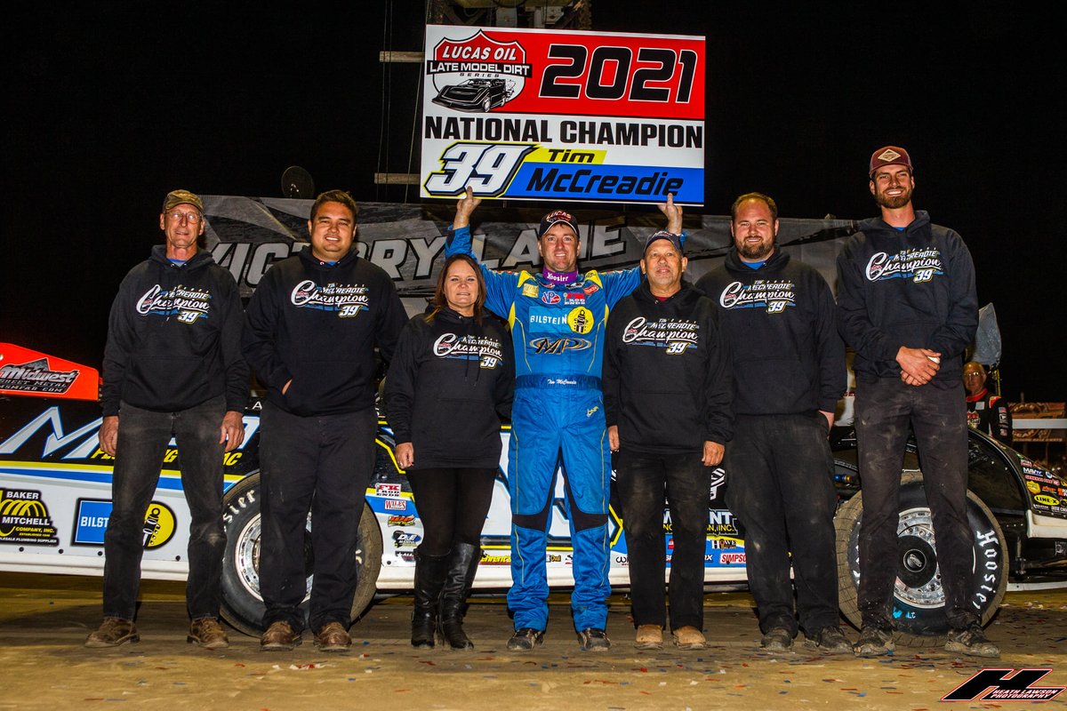 Congrats Tim McCreadie and the Paylor Motorsports team on their 2021 Lucas Oil Late Model Dirt Series Championship!
