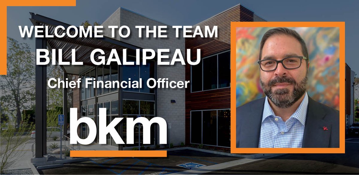 bkm_management's tweet photo. We are pleased to name Bill Galipeau as BKM's newest Chief Financial Officer. You can find a link to the press release below:

https://t.co/GSVPXECPm0

#executiveteam #welcometotheteam #industrialCRE #CFO #ChiefFinancialOfficer #bkmcp #bkmmgmt #teamBKM #press https://t.co/nQqFcRskA0