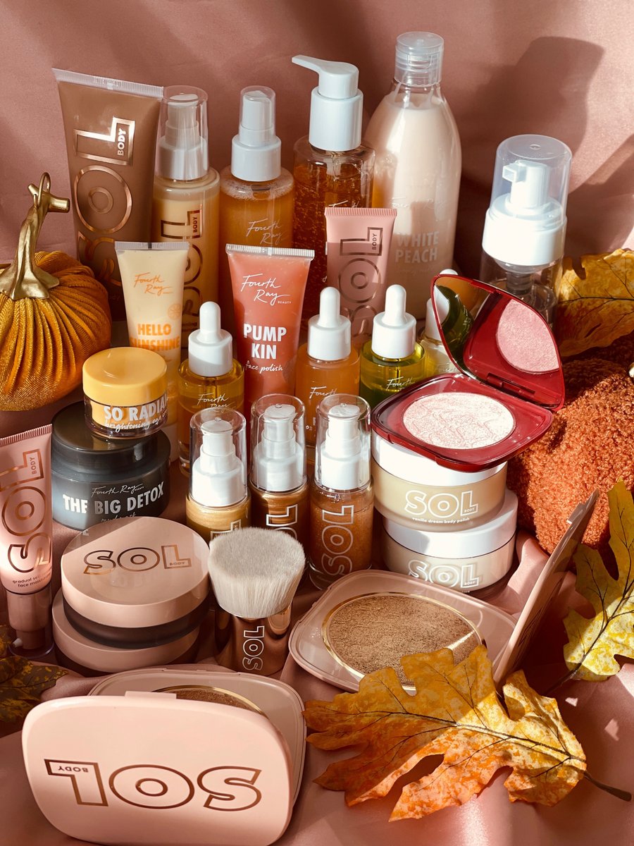 SolBodyCo's tweet photo. #GIVEAWAY Serving you a fall haul🛍️🍁 We're teaming up with our sissy @FourthRayBeauty  to celebrate our fall sale! We’re giving away a $250 e-giftcard to 2 winners to shop all things fall on https://t.co/l844XBn9b4✨

🍁Follow us @SolBodyCo  + @FourthRayBeauty
🍁Like+RT https://t.co/Fq4aQ4Pchz