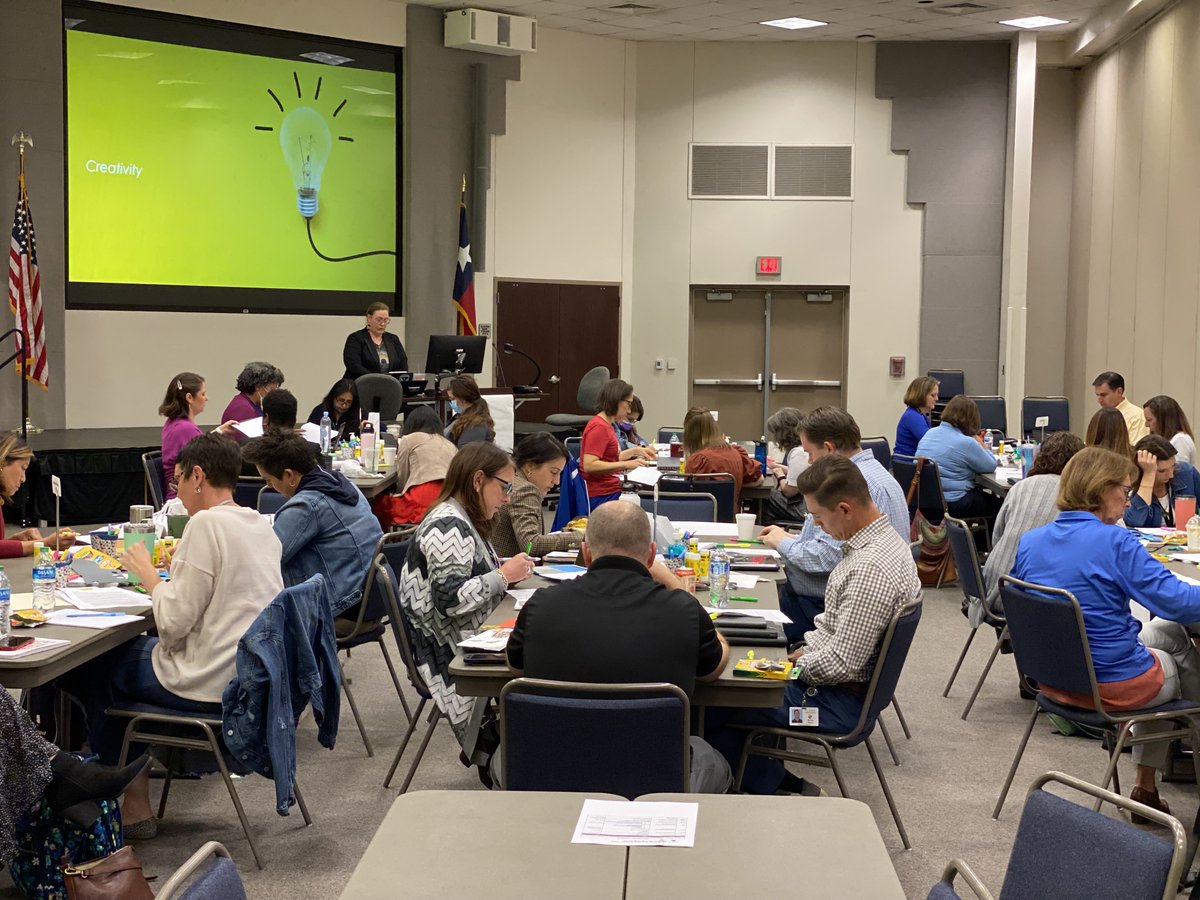 Plano_Schools's tweet photo. Great team collaboration is underway as district &amp; campus leaders &amp; teachers collaborate on how to connect Portrait of a Graduate dispositions to content. Watch this board meeting presentation to learn more about Portrait of a Graduate: https://t.co/zGPKIBpsRL https://t.co/DbBpVtrQ4k