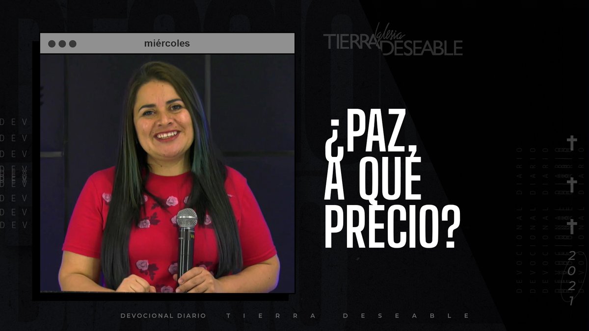 _tierradeseable's tweet photo. ¿PAZ A QUÉ PRECIO?

https://t.co/FkQghaAUzj

#elMejorMomentoDeTuDia #somostd #tierradeseable #tupalabradiaria #micasafavorita #devocionalDiario https://t.co/mFt8ecGqna