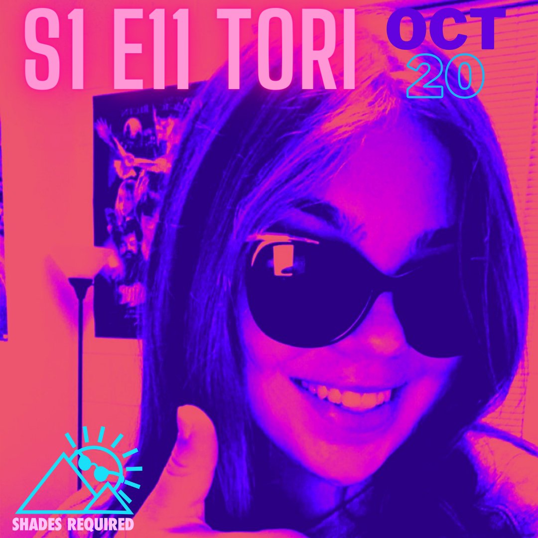 RequiredShades's tweet photo. Episode 11 is live today! Check out our interview with Tori wherever you listen to podcasts. This young woman is an ultra impressive person and we are very proud of her... and this episode! 

https://t.co/dDPzQ3sill https://t.co/dV3izhVGc8