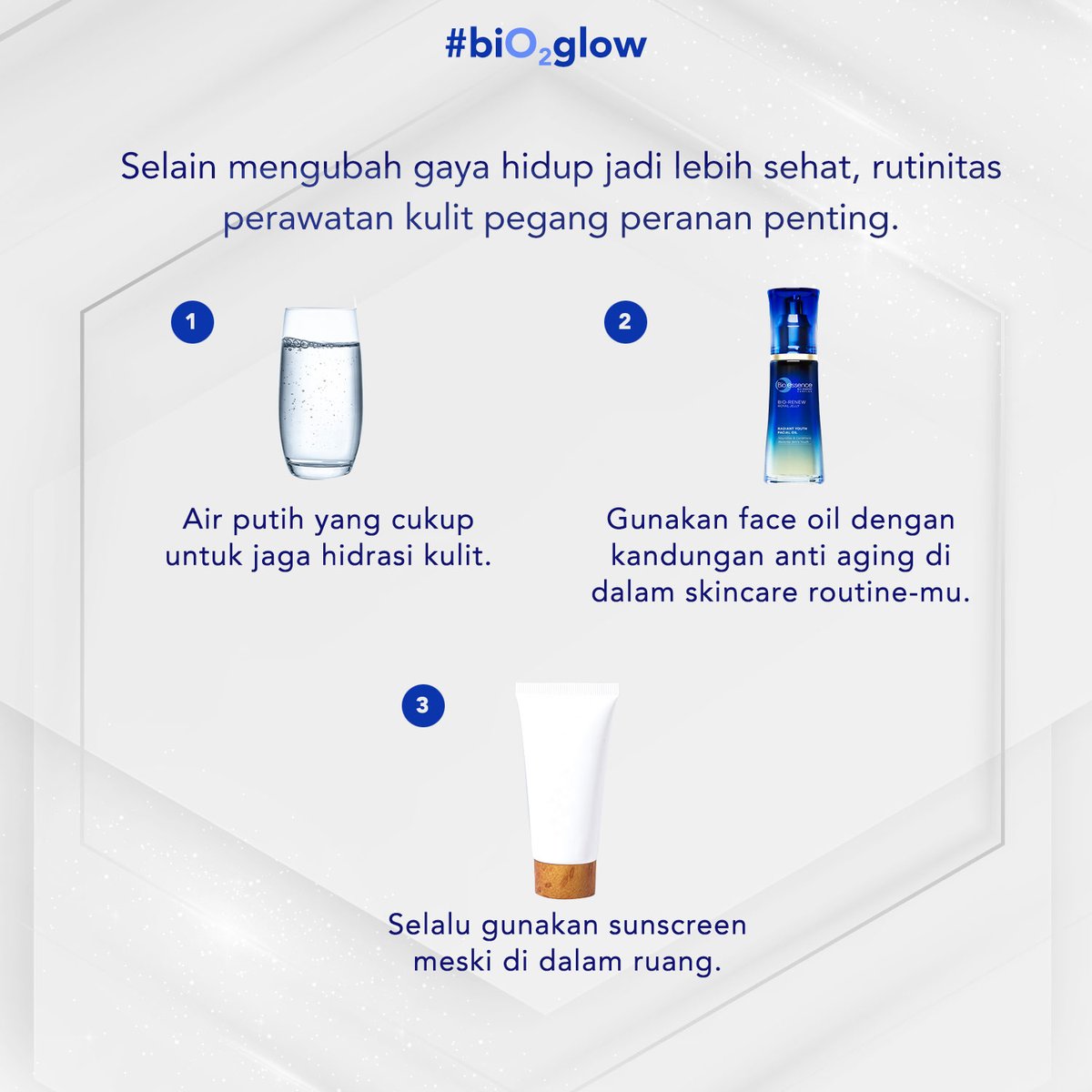 BioessenceID's tweet photo. Siapa bilang kerutan hanya muncul di usia 40 tahun ke atas? Jika tidak dirawat, di usia 20 tahun pun kerutan dan garis halus bisa muncul. Apa, sih, penyebabnya, dan bagaimana mengatasinya?
#biO2Glow #BioessenceID
#Skincare101 #BioEnergyComplex
#OksigenBikinGlowing https://t.co/pImLjn7cCJ