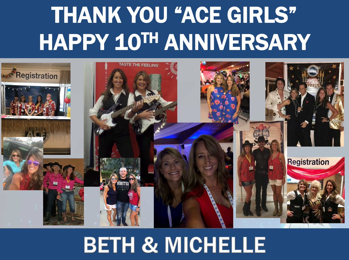 ACEVendingShow's tweet photo. ACE Girls Celebrating 10 Years! 🎉
#ACEVending2021 https://t.co/YRGmk94nqx