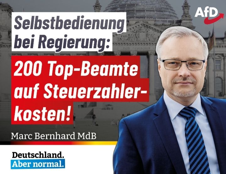 AfD_Karlsruhe's tweet image. Gut und gerne leben – auf Kosten des Steuerzahlers
In wenigen Monaten endet die elende Amtszeit von Kanzlerin Angela Merkel – aber kurz vor Schluss wird noch einmal tief in die Tasche der Steuerzahler gegriffen.
#Merkel
#cduunwaehlbar 
#CDU 
#Beamte