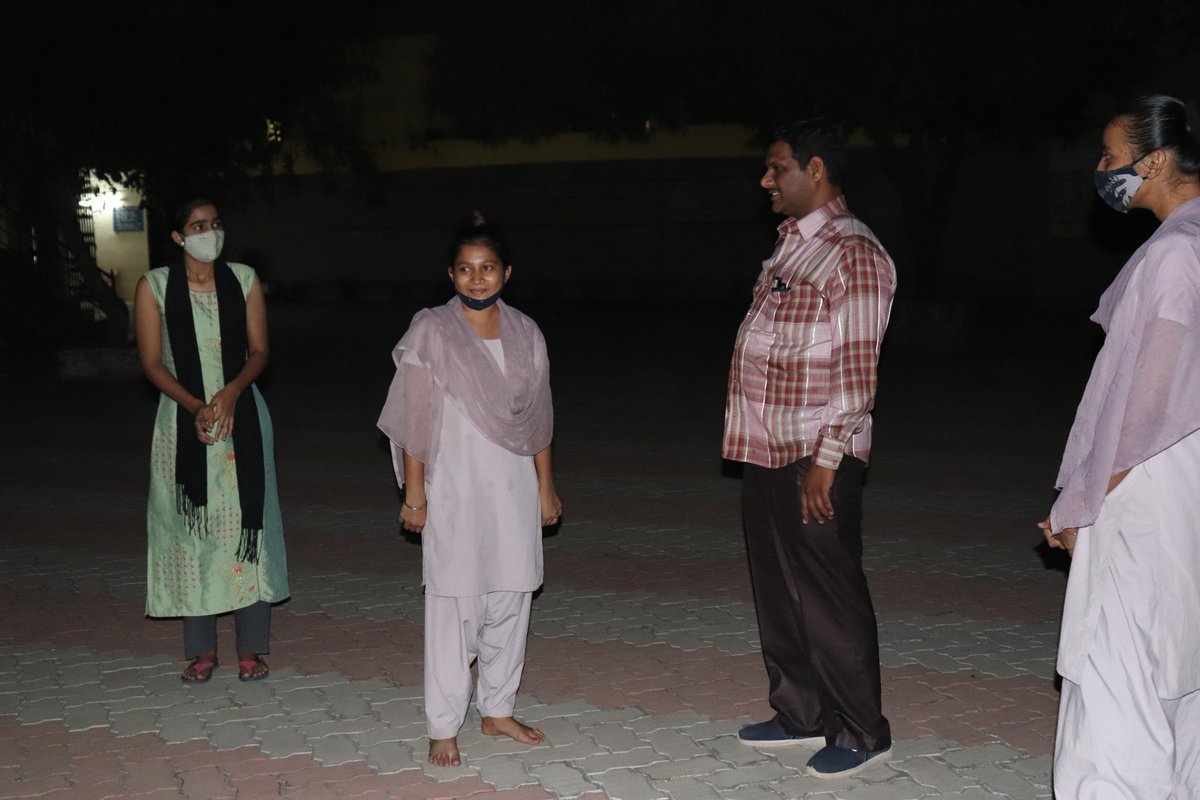 CscJunagadh's tweet photo. Today, in the night of #SharadPoonam, the #Sky Watching program is only for the #girlsstudents. and playing #Earth and #Moonrotation @InfoGujcost @narottamsahoo @vnehra @Adviser_DST @PrinSciAdvOff @JunagadhGog @collectorjunag @DdoJunagadh @ddgirnarlive @WJunagadh @GBharad https://t.co/DzSopARHdK