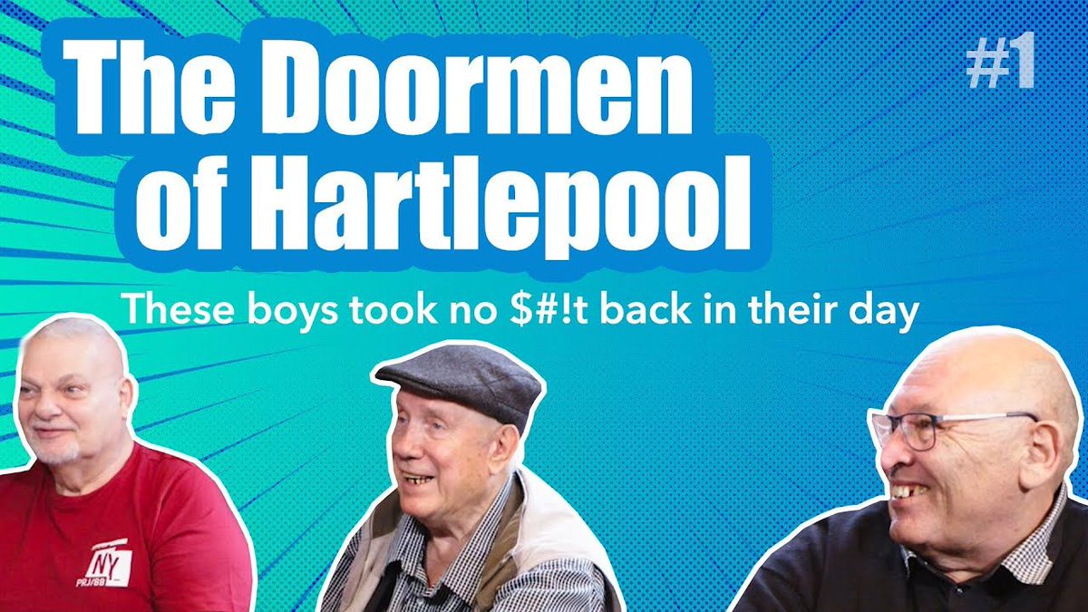 Premieres tonight at 7.15pm UK time on YouTube.
In this podcast filmed by <a href="/fatcat_tv/">FatCat Productions</a>, <a href="/Paul_Suggitt/">Paul Suggitt</a> talks to 3 notorious Hartlepool names from back in the day, Mick Sorby, Alan "Algie" Hay and Philly Tobin.

buff.ly/3G7dZgW