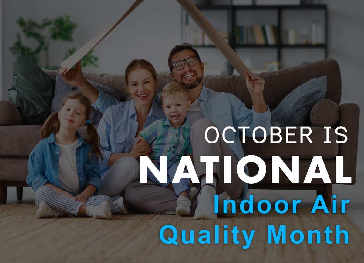 It's #NationalIndoorAirQualityMonth. Here are some common pollutants to be aware of: #radon #tVOC #viruses #allergens ow.ly/YwWr50GuHp9