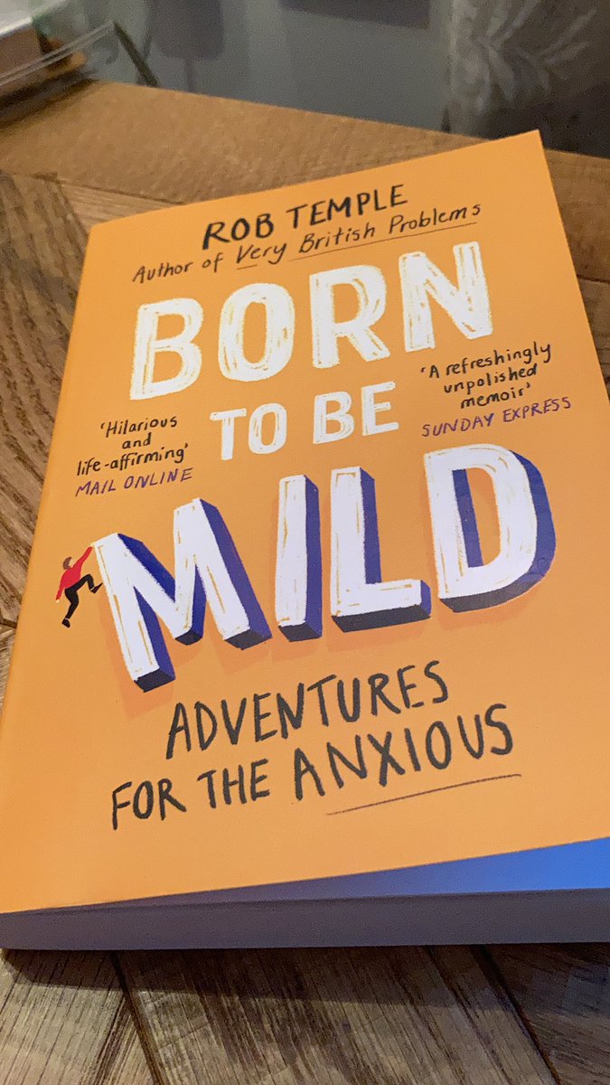 jennielovebooks's tweet photo. Just started this gem ๐ช definitely relate to this massively! Thank you @RobTemple101, it is painfully relatable and just what I needed, I am loving it #borntobemild #anxiety #robtemple https://t.co/M6b8aJuVwR