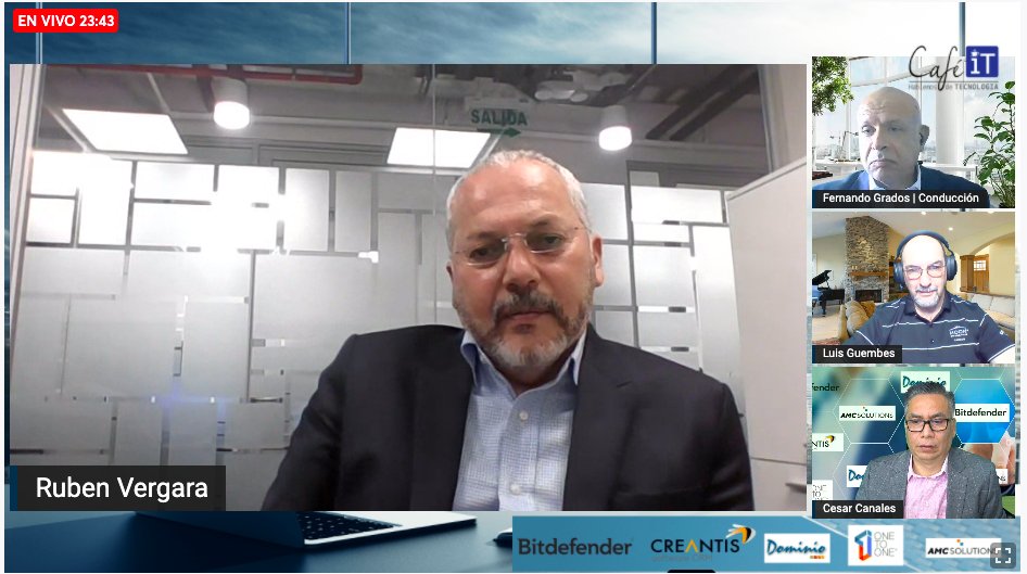 BlueOceanLatam's tweet photo. "La VPN no fue creada para el #Teletrabajo. Con #Citrix la Data no sale del Data Center, con la VPN viaja al dispositivo del usuario", Ruben Vergara en entrevista #CaféIT https://t.co/YRBP3uWamt