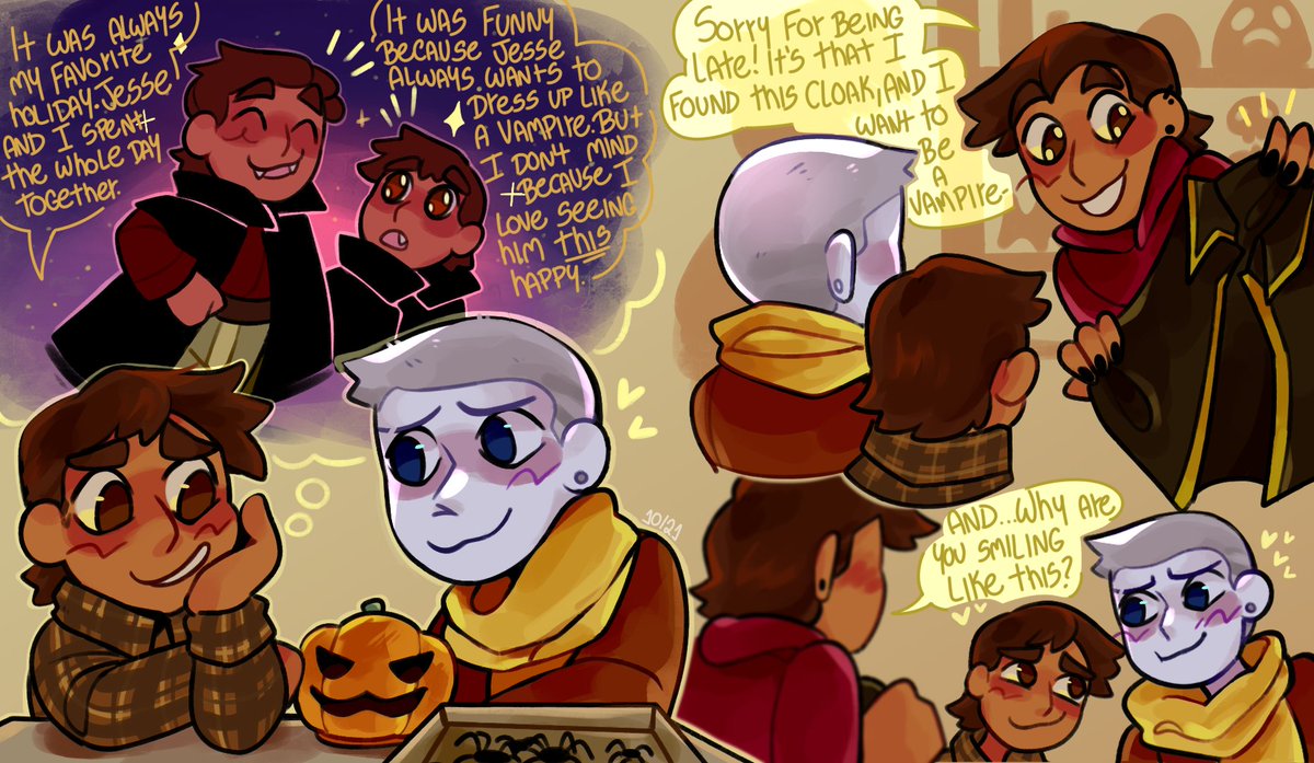 Some autumn drawings I did in the beggining of the month since I don't post here for a really long time.
#jesslake #InfinityTrain