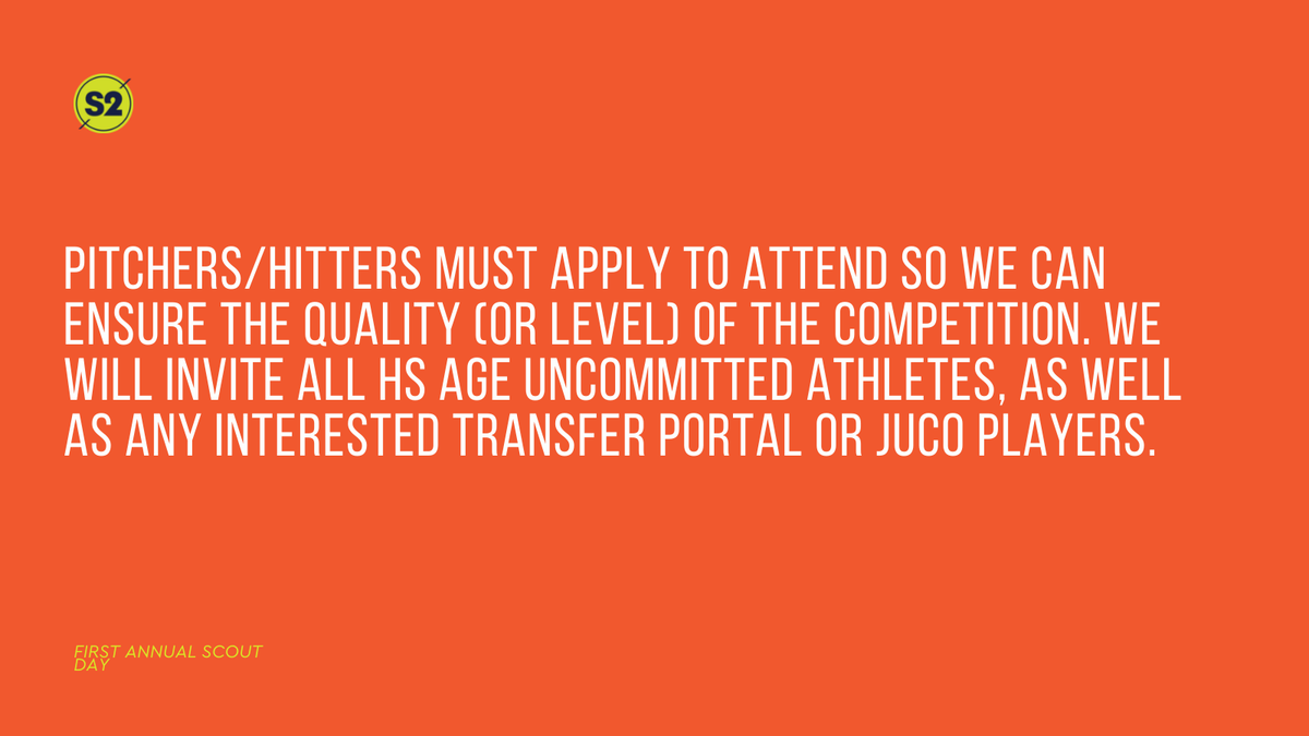 DrivelineSB's tweet photo. We believe this is a huge step for softball to recruit smarter. We’re excited to open our doors to all of you!
📲 Coaches sign up here: https://t.co/Bao4wzDA6O
📲 Athletes sign up here: https://t.co/ZFeHWizlTZ
#scoutday #s2breakthrough https://t.co/IF7yDVN7Db