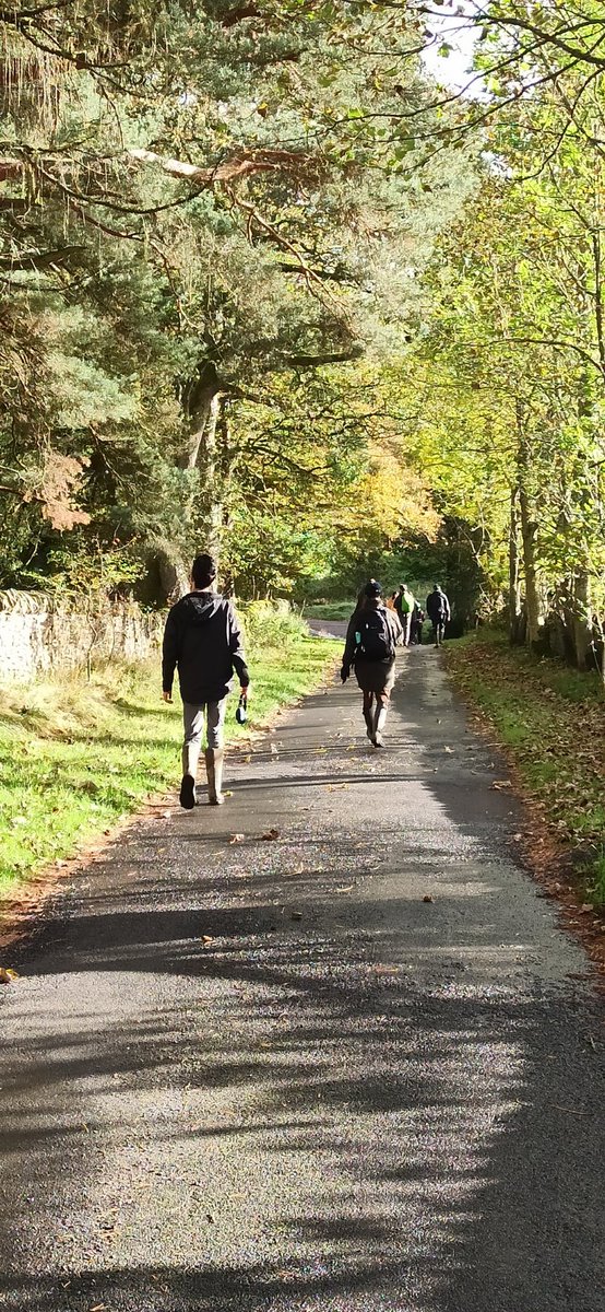 A wet start to our <a href="/AgricultureNCL/">Agriculture@Newcastle</a> MSc Sustainable Agriculture/environmental Sciences field trip to Blanchland but we were rewarded with beautiful autumn sunshine and a nice cuppa at the end. <a href="/Agric_HD/">Dr Hannah Davis</a> <a href="/Olabosoye_BP/">Blessing Olabosoye</a> <a href="/DeliriEdress/">Mohammad Edress Deliri</a>