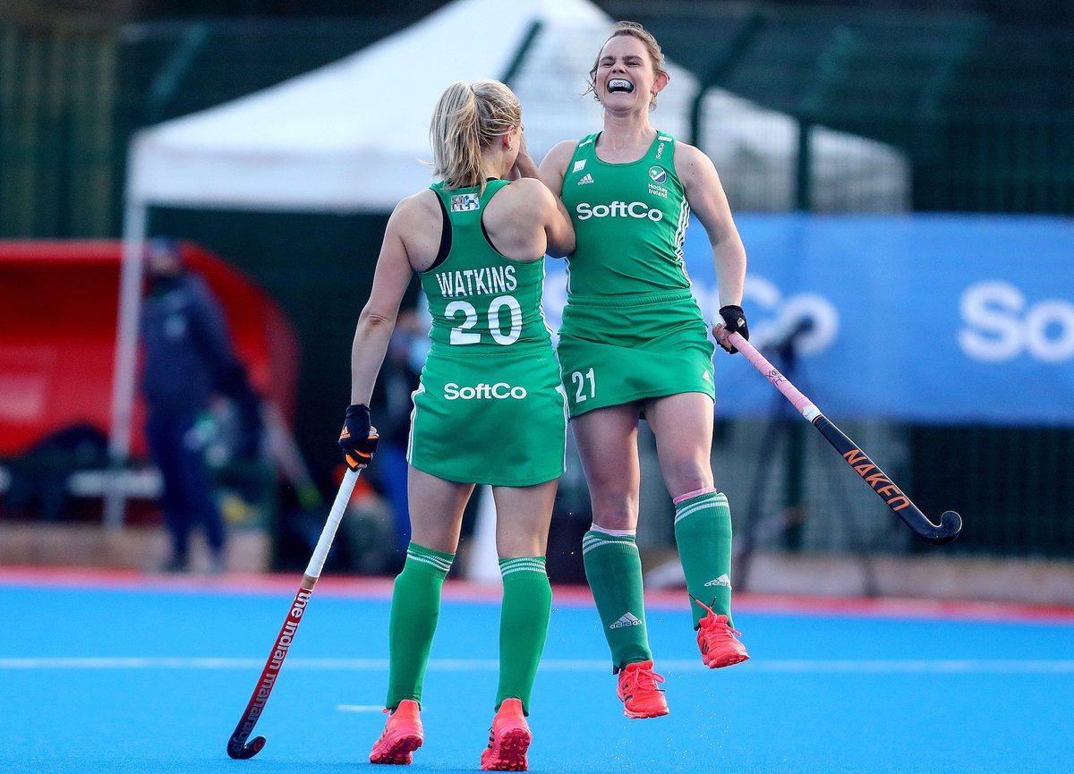 SabaDublin's tweet photo. Good Luck to the @IreWomenHockey who are taking on France tomorrow @ 10.30am in the World Cup Qualifiers🙌
@eurohockeyorg will be streaming the match tomorrow morning. 
Saba &amp; @SabaToGo will be cheering you on 💚🤍🧡
#proudpartners #coygig #WorldCupQualifiers @irishhockey https://t.co/PvvxtoBv5u