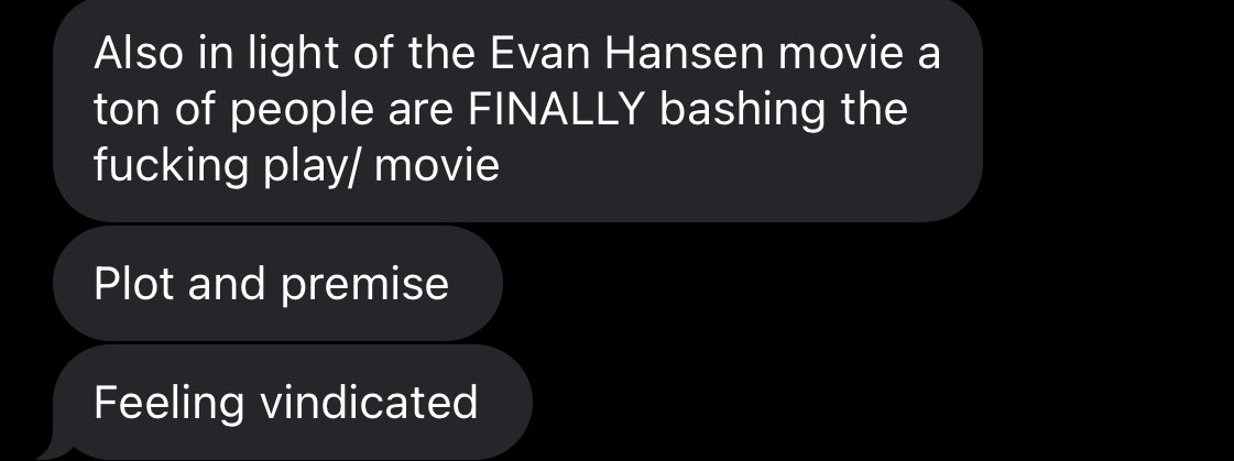 dizzymirrors's tweet image. Literally such a bad story line the play was awful and I can’t believe it still gets praise it was so bad guys can we just admit it #evanhansen