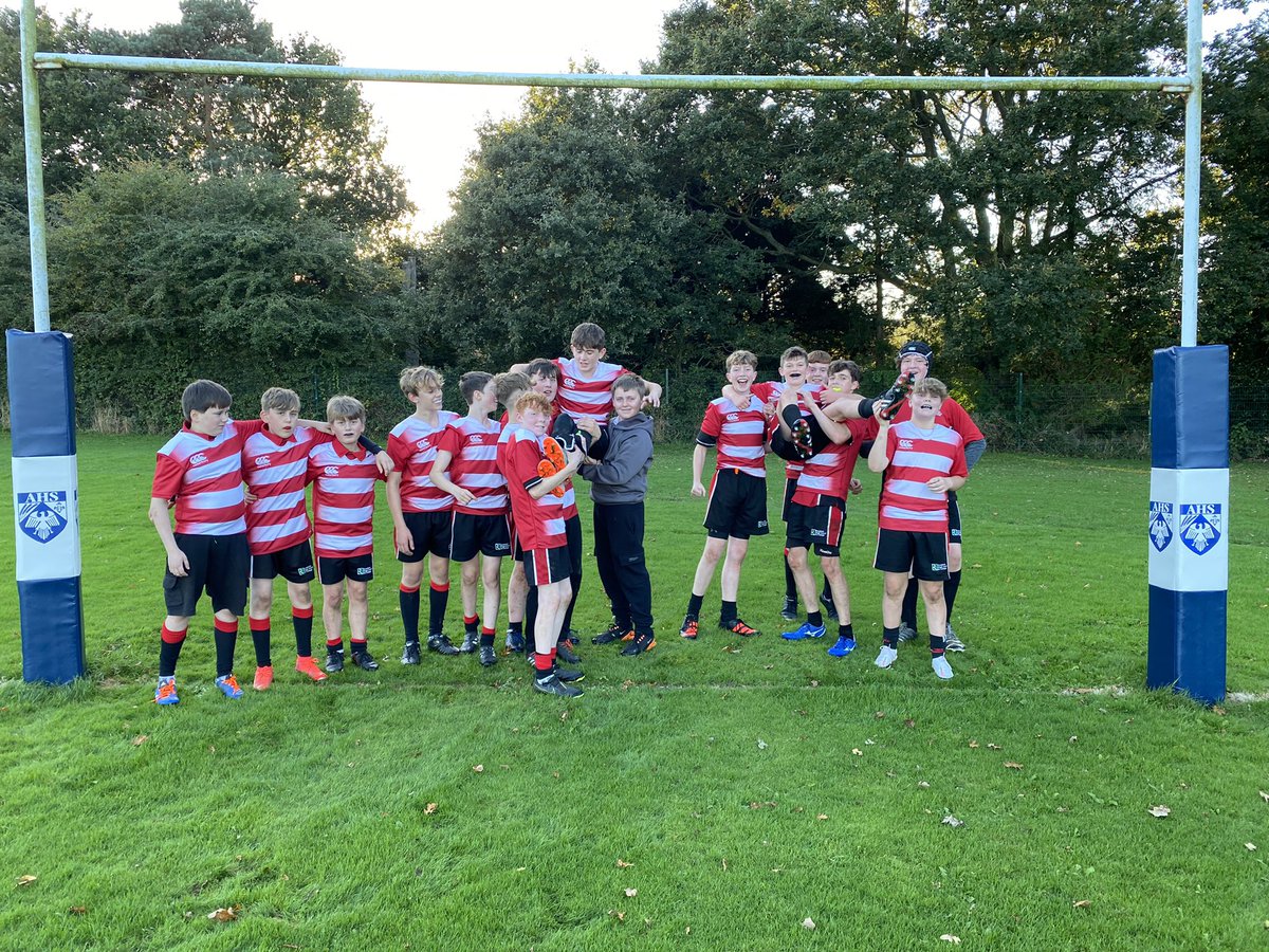 A great victory for the year 9 boys in the first round of the county bowl and Marriotts way cup double header! A really good game, both teams played well! Well played <a href="/AHS_PE/">AHS_PE</a>