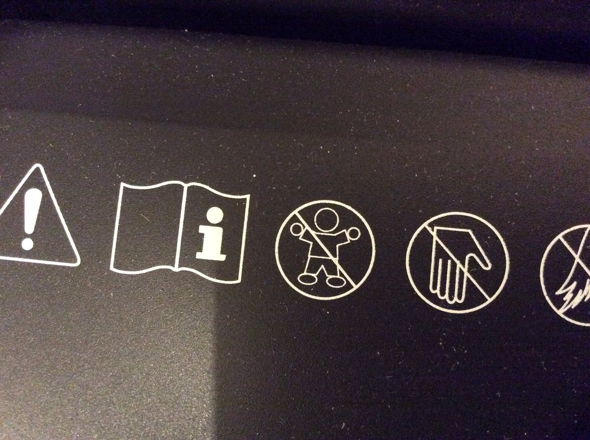 KevinWright54's tweet photo. Does the #shredder really need a symbol to tell you not to put babies in it? #baby #babies #reallysilly https://t.co/qRyk8mZo9U