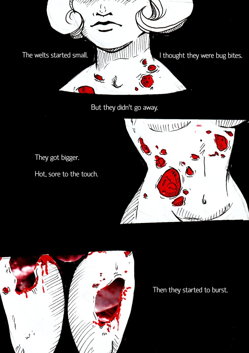 It's almost Halloween, which means Plague Thing will be going live soon! Here's a sneaky peek at the comic I'm making for it.