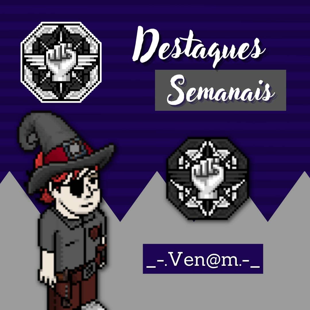 RHCCorporation's tweet photo. Parabenizamos os mais novos destaques semanais, uma de muitas outras conquistas que virão.
Destaque executivo: IsaacPbi
Destaque oficial: _-.Ven@m.-_
#AvanteRHC https://t.co/JfQThzCXMR