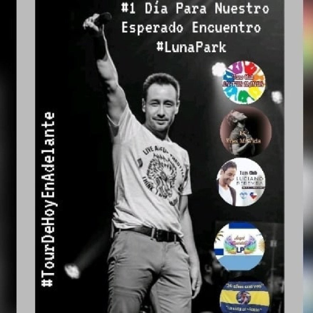 AngelGu2109's tweet photo. Seguimos la cuenta regresiva
Nos Unimos #1Dia para nuestro gran encuentro 🥳
#LunaPark
#Tour #DeHoyEnAdelante
#QueLindoNo 🥰
@LucianoPereyra
@EnTusManosLP
@Juntosenlavida
@LPEresMiVida
@Debora65444067
@LujanProd
@NicoGaribotti https://t.co/QwXIzqg3lY