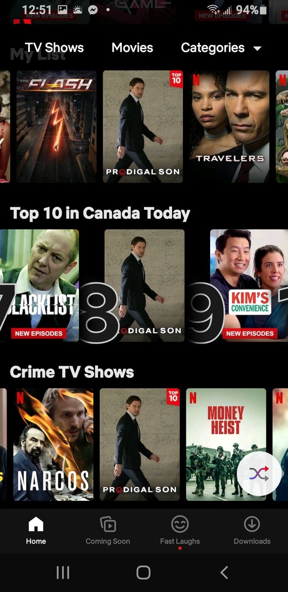 Phoenix_Ranger's tweet photo. Netflix Canada Update! 
Prodigal Son stays stable in 6th in TV shows &amp; stays stable in 8th in Canada overall. Prodigal Son's STILL in TOP 10 TV Shows &amp; TOP 10 in Canada overall on @Netflix_CA ! #SaveProdigalSon! #ProdigalSon @FOXTV @warnerbrostv @netflix @GBerlanti @SarahSoWitty https://t.co/UsTUpqWeQw