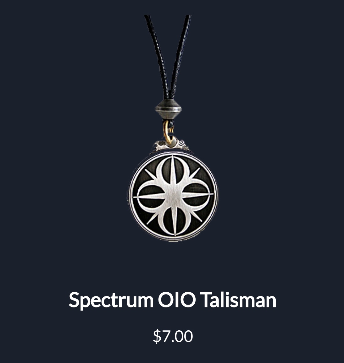 CouchSoup's tweet image. The Spectrum OIO Talisman depicts the #RingsOfOrbis Emblem. Created for the release of the first novel, The Softwire: Virus on Orbis 1. Made of nickel &amp;amp; designed by @PJhaarsma himself! 
Get one now, while you still can!
retroreplayshow.com/store/