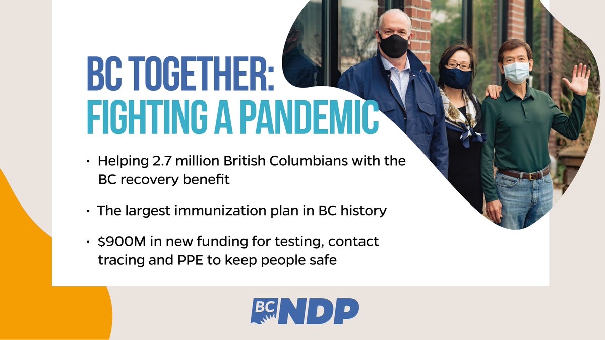 bcndp's tweet photo. We've spent the first year of our majority government working hard every day for British Columbians — and there's still so much more to do.  Here's just some of what we've accomplished so far.  #bcndp https://t.co/UBmBLXCbkL