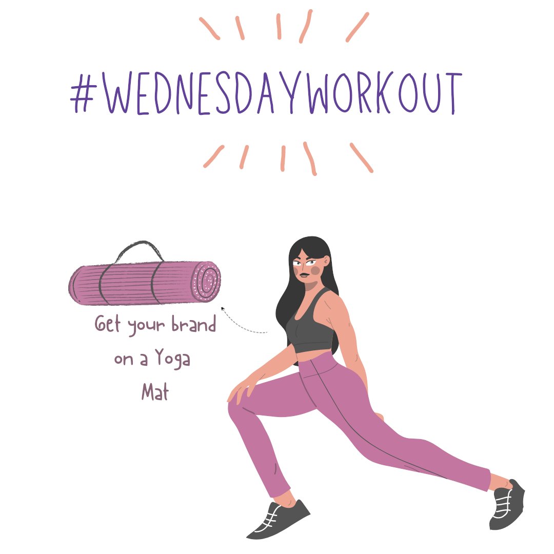 swagniverse's tweet photo. It's important to take time to take care of yourself. 💕  We support many companies with their #wellnessprograms. One of the most popular items this year is a branded yoga mat! #wednesdayworkout #yoga https://t.co/k3fg9FcuLi