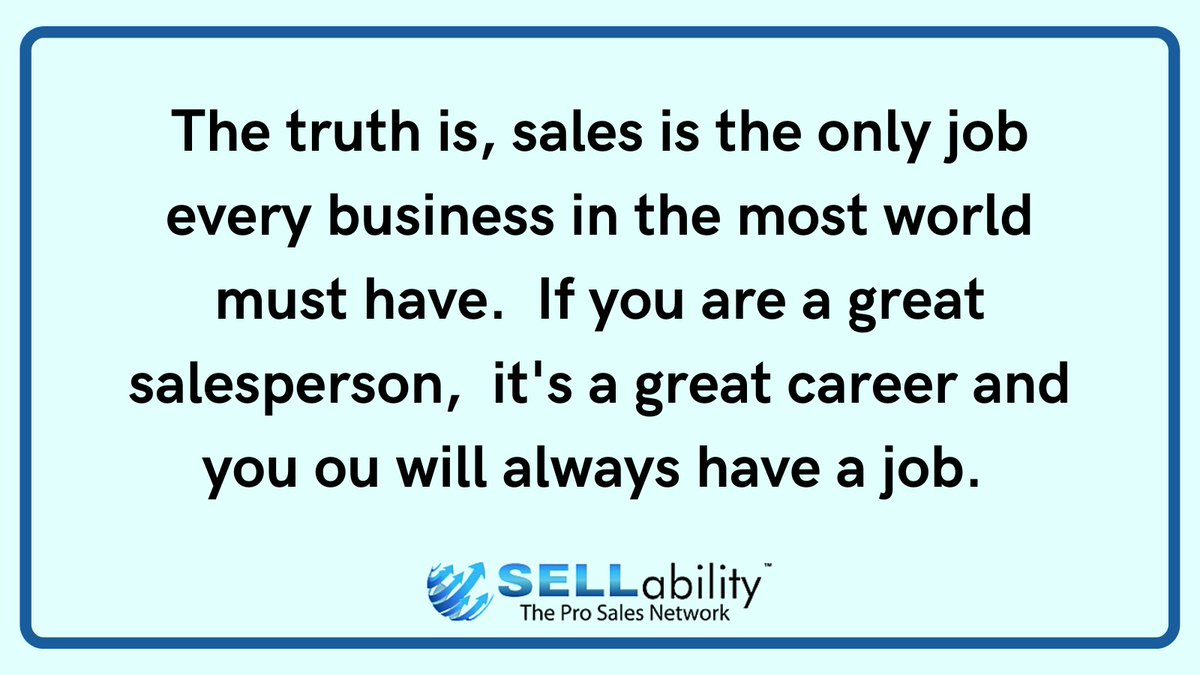 lisaterrenziso1's tweet photo. The Truth about Sales!
Find out how to get 2 months of membership FREE!!!
👇👇👇👇👇👇
https://t.co/SJOn8suOWj
#salestips #salespeople #saleslife #SELLability https://t.co/E6sLG9eQ2X
