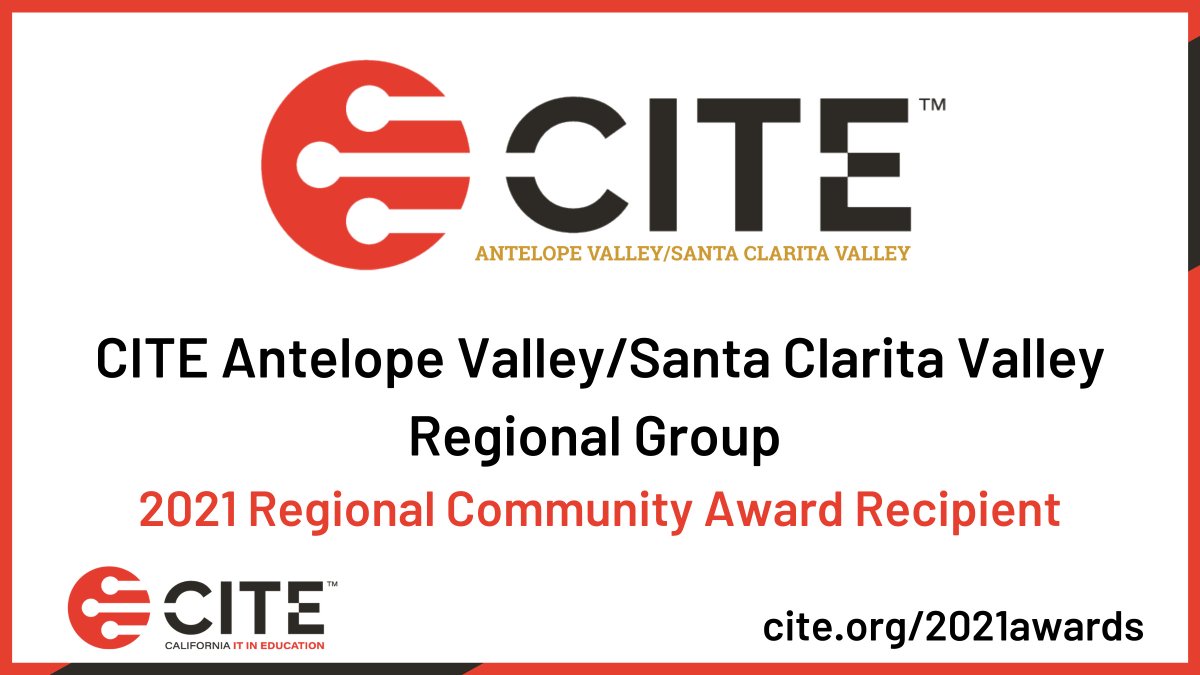 CITE, California IT in Education tweet media