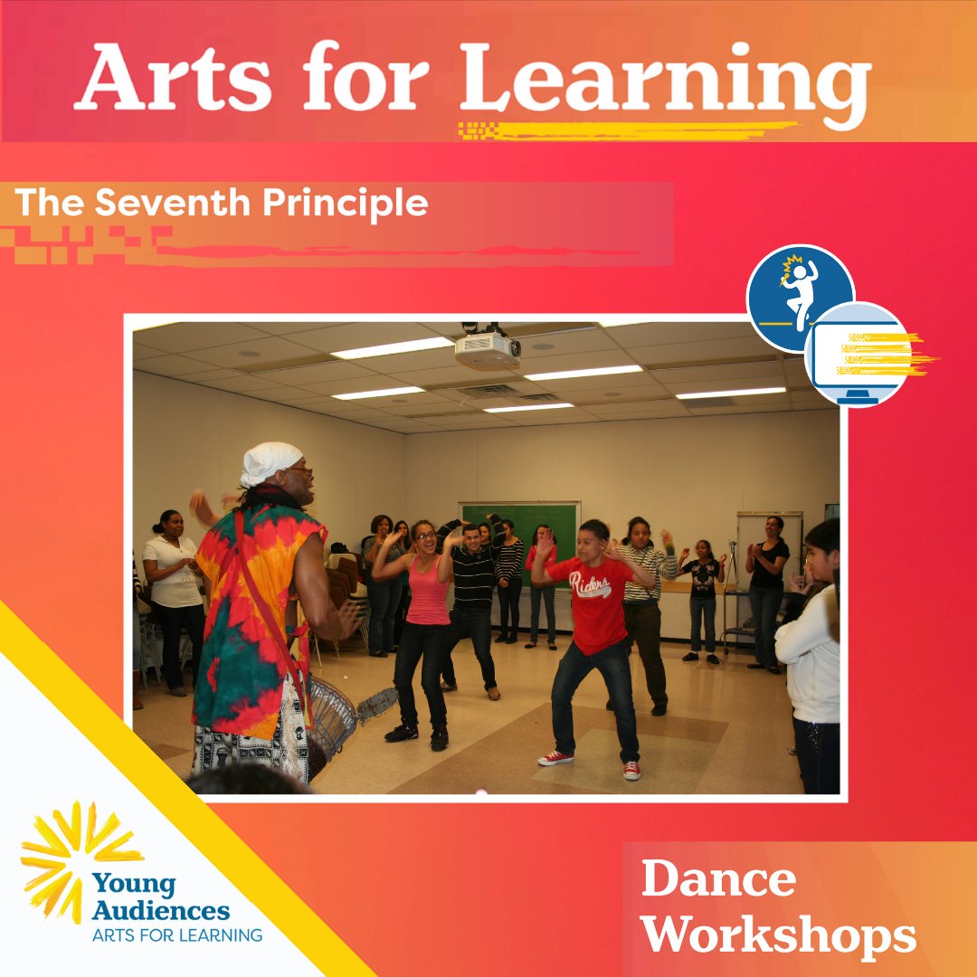 yaaflorg's tweet photo. IN-PERSON & VIRTUAL: Join The Seventh Principle’s WEST AFRICAN DANCE AND CULTURE Workshop to discover West African dance as a means of communication and cultural expression. Link in bio!
#Arts4Learning #YAArtistSpotlight #YADance https://t.co/OQ61EKuX8O