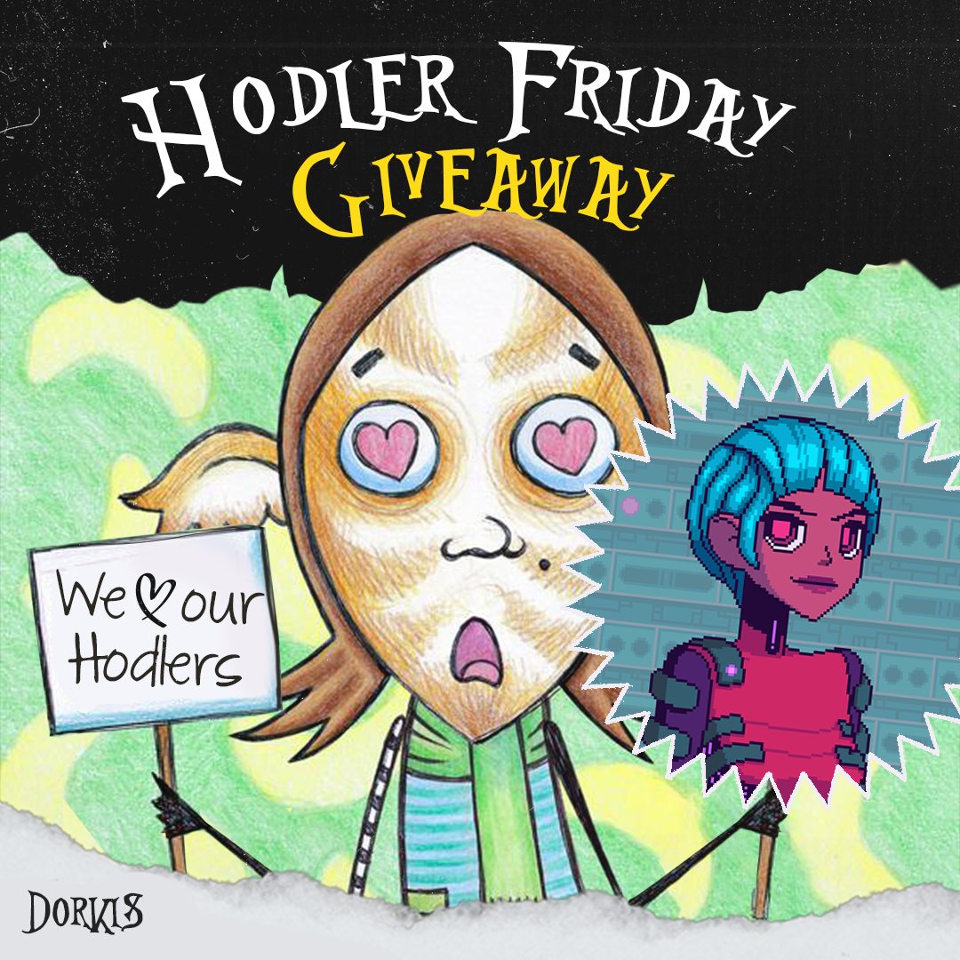 WeAreDorkis's tweet photo. Euhm, did you know every Friday Dorkis has holder only giveaways?!🙋
This Friday it will be a @Animetas1
#EuhmDorkis https://t.co/YIjhYnSgpT
