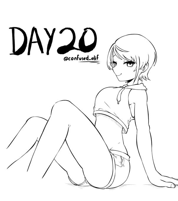 sitting...
#inktober2021day20
#プロテインザスバル 