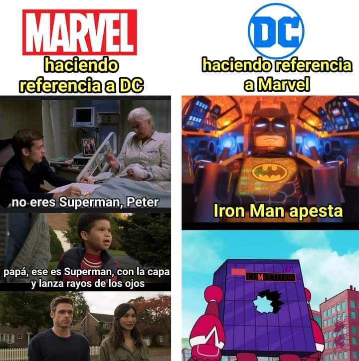 somosgeeksnews's tweet photo. ¿Que referencias les gustan más? 

#Marvel #DcComics https://t.co/LfG1FruG2e